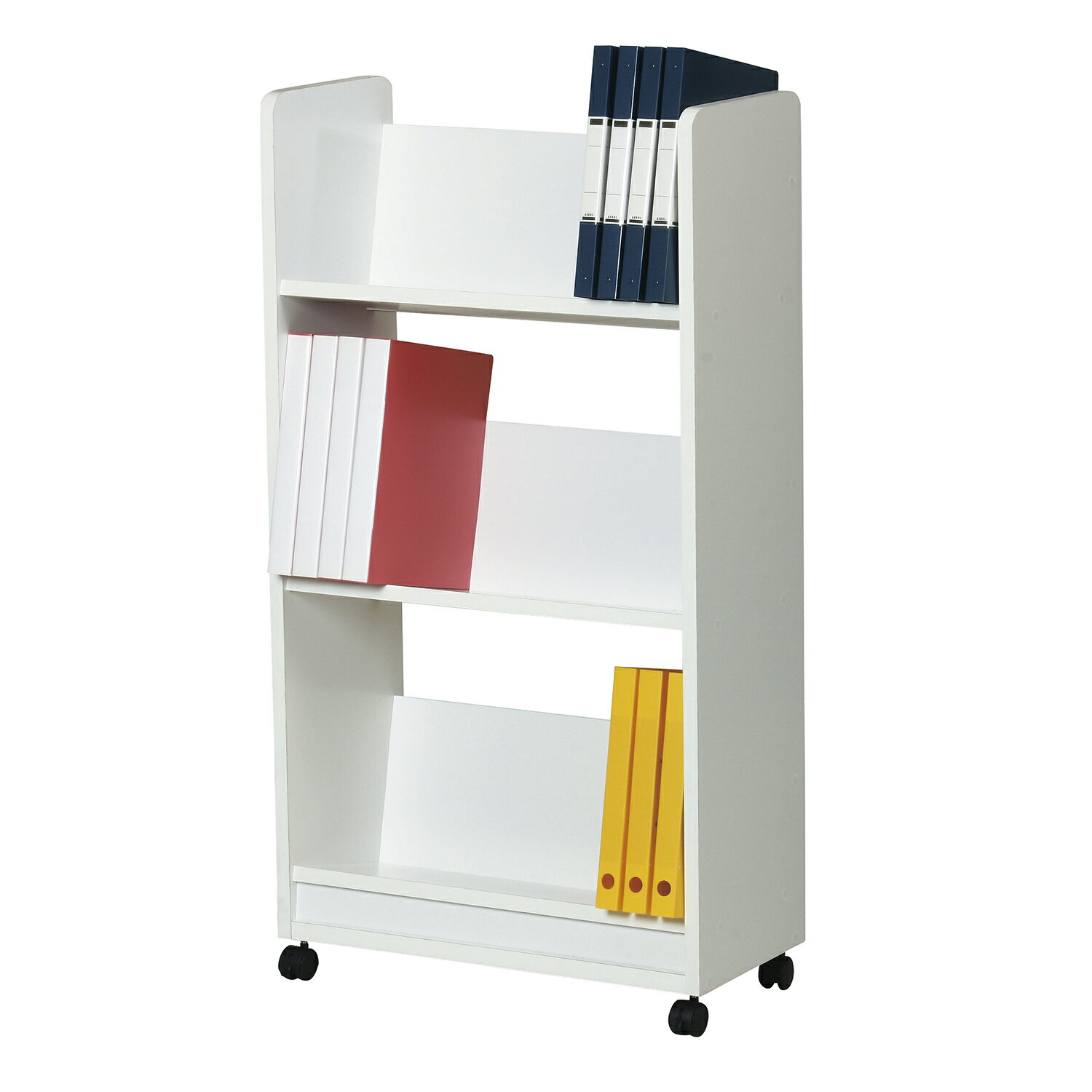 ★ポイント最大16倍★【送料無料】-ファイルワゴン（3段） OKW-36 品番 my24-2433-01-- 1入り-【MY医科器機】JAN 4933178090107