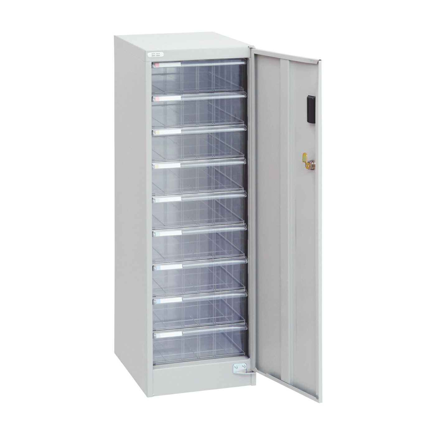 ★ポイント最大16倍★【送料無料】-セキュリティフロアケース（深型9段） AF-SM9(A4・タテ) 品番 my24-3049-00-- 1入り-【MY医科器機】JAN 4902205953975