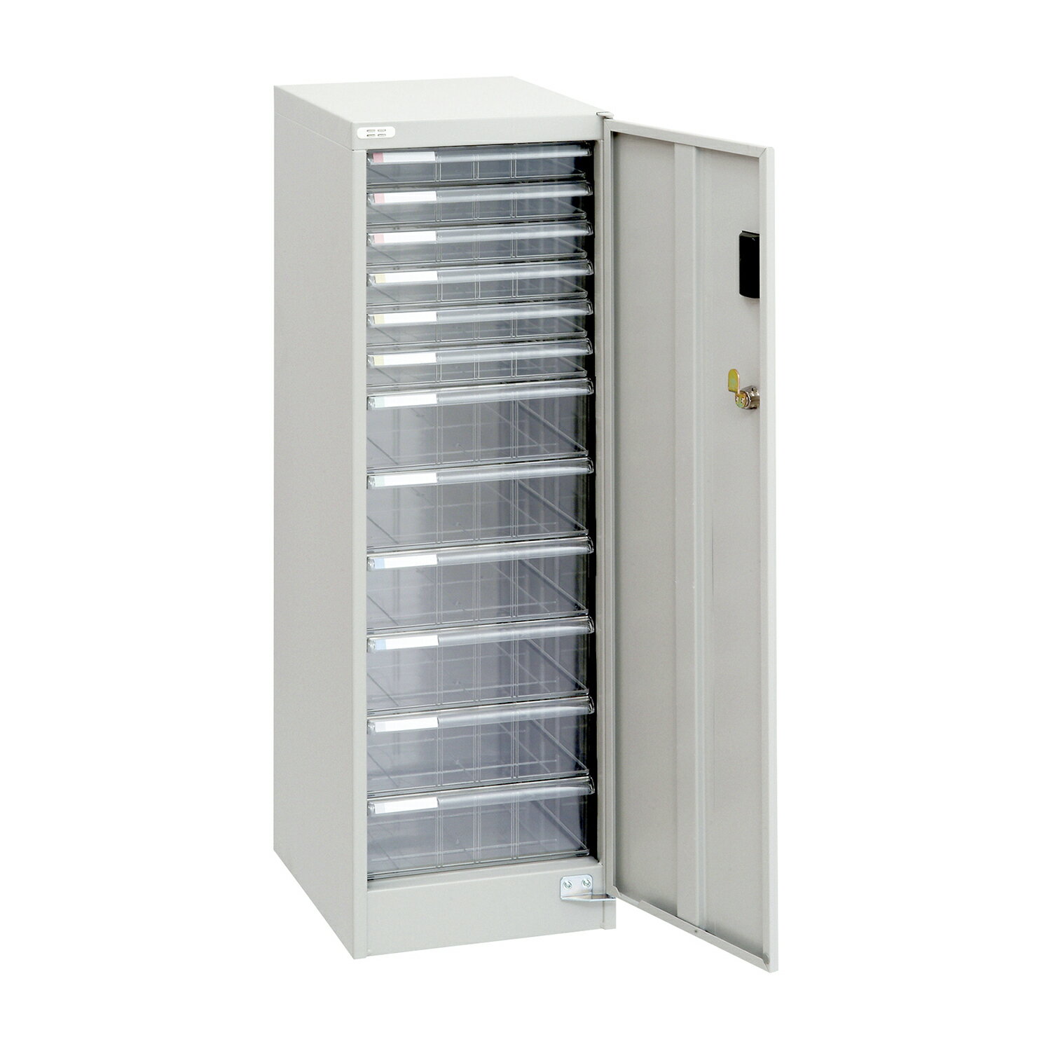 ★ポイント最大16倍★【送料無料】-セキュリティフロアケース（浅6深6段 AF-SH12(A4・タテ) 品番 my24-3049-01-- 1入り-【MY医科器機】JAN 4902205972518