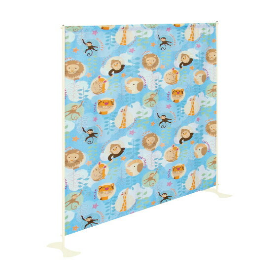 ★ポイント最大16倍★【送料無料】-チャイルドスクリーン（アニマル柄） TB-706-01(130X180CM) 品番 my24-3218-02-- 1入り-【MY医科器機】JAN