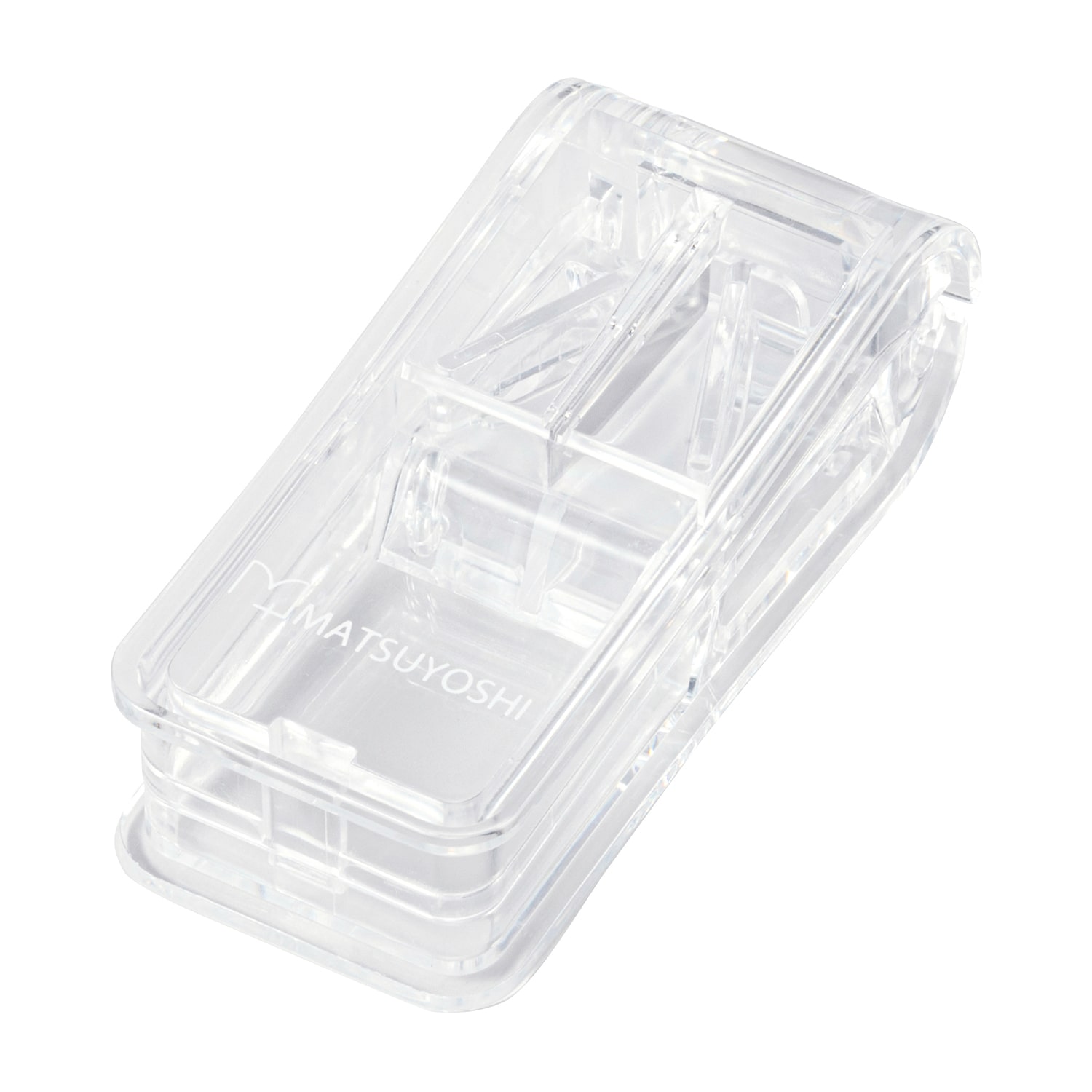 ★ポイント最大16倍★【全国配送可】-マツヨシ錠剤カッター MY-8100C(クリアー) 品番 my24-3333-02-- 1入..