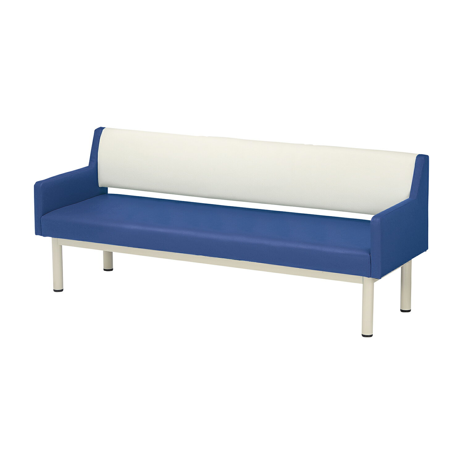 ★ポイント最大16倍★【送料無料】-ロビーチェア（エンド肘付） MZN-30E(1800X600X730 品番 my24-3836-0212 1入り-【MY医科器機】JAN