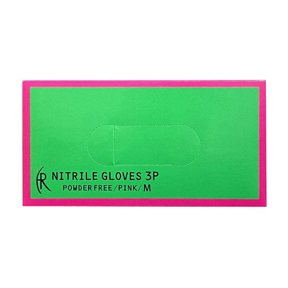 ★ポイント最大16倍★【送料無料】-ニトリルグローブ3P（ピンク） FR-5667(M)200マイイリ 品番 my24-4397-02-- 10入り-【MY医科器機】JAN 4582465656672