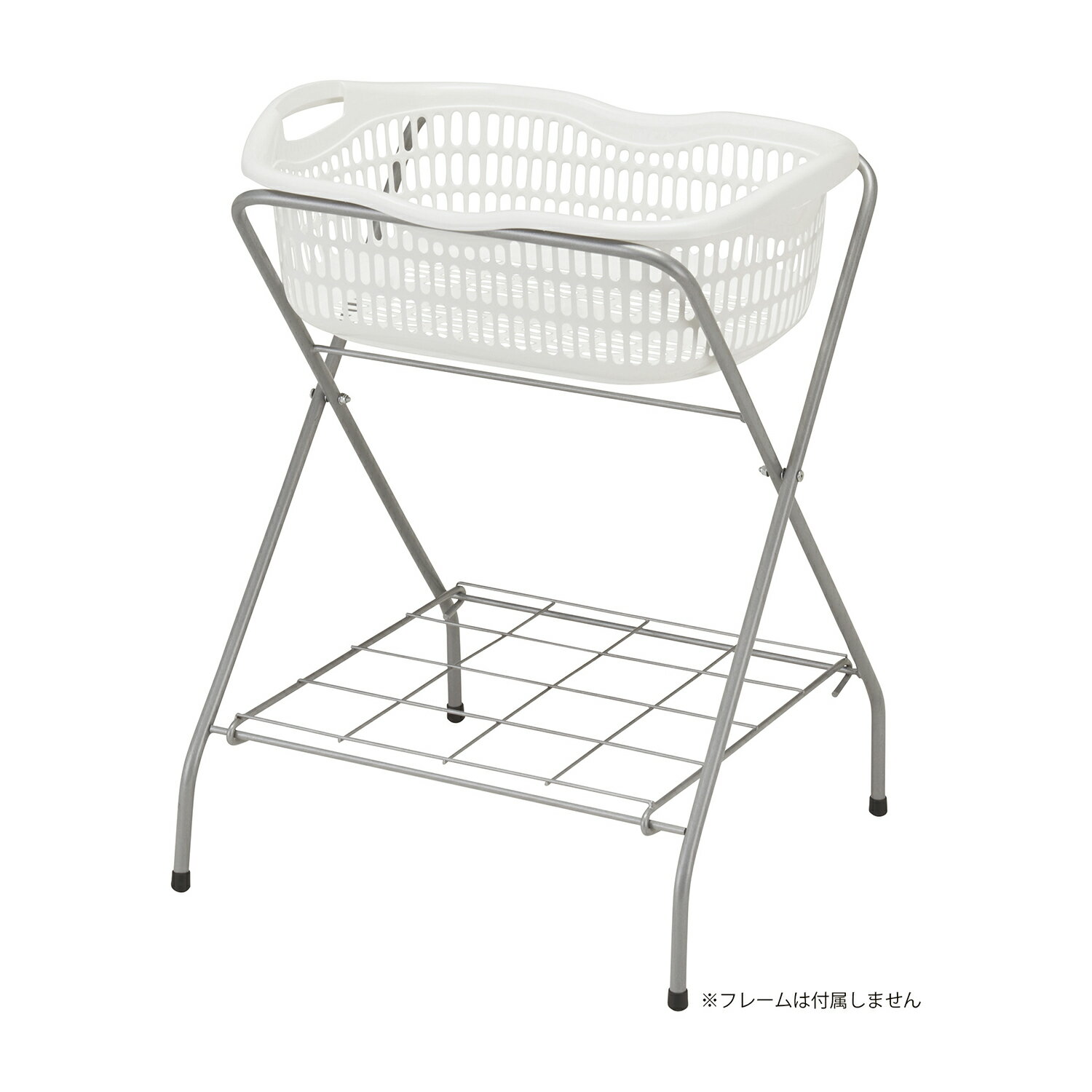 ★ポイント最大16倍★【全国配送可】-マツヨシSN脱衣カゴ用カゴのみ SN-BK12WH(ホワイト) 品番 my24-4502..