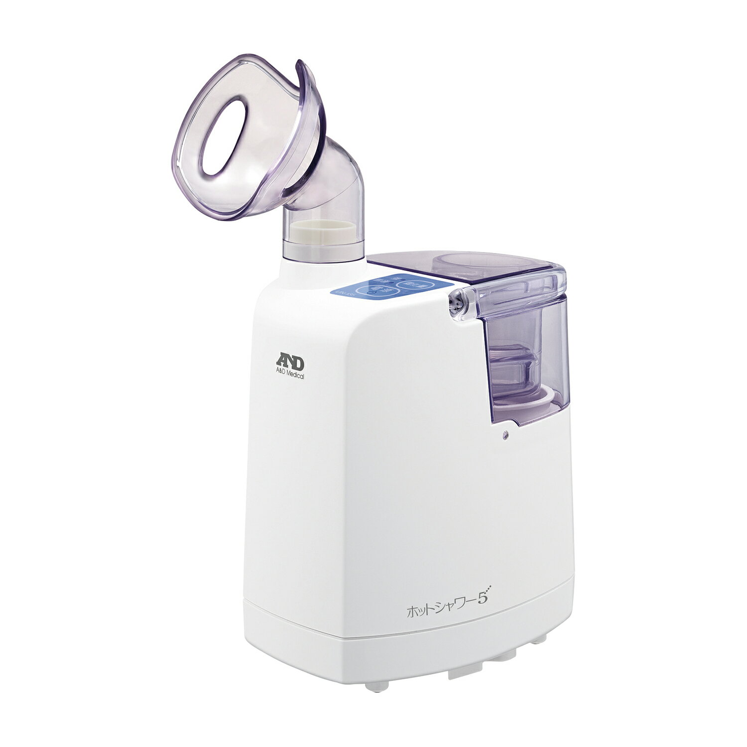 ★ポイント最大16倍★【送料無料】-超音波温熱吸入器　ホットシャワー5 UN-135-B(ブルー) 品番 my24-4551..