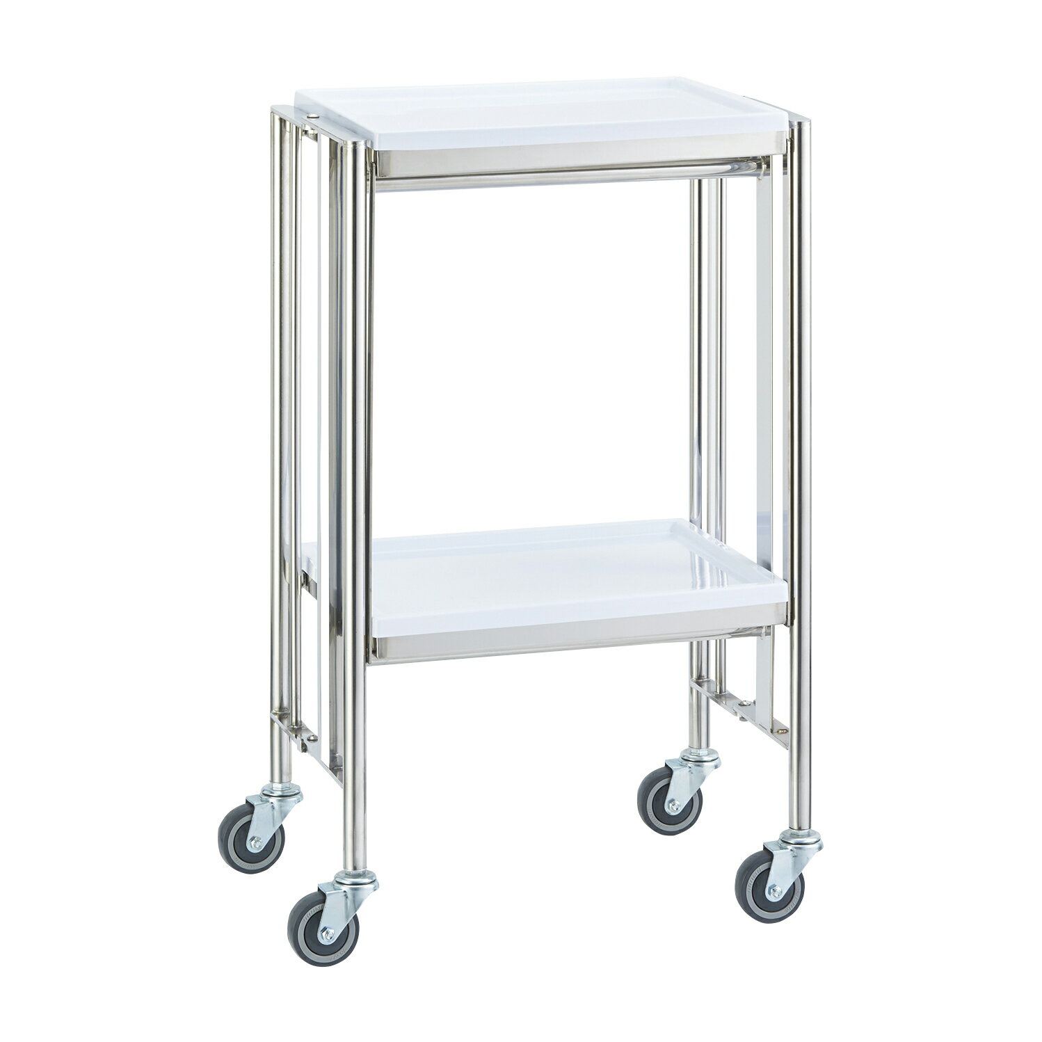 ★ポイント最大16倍★【送料無料】-カラフル折りたたみ器械台 YL-FW2W(W515MM)ホワイト 品番 my24-5067-00-- 1入り-【MY医科器機】JAN 4535847014379