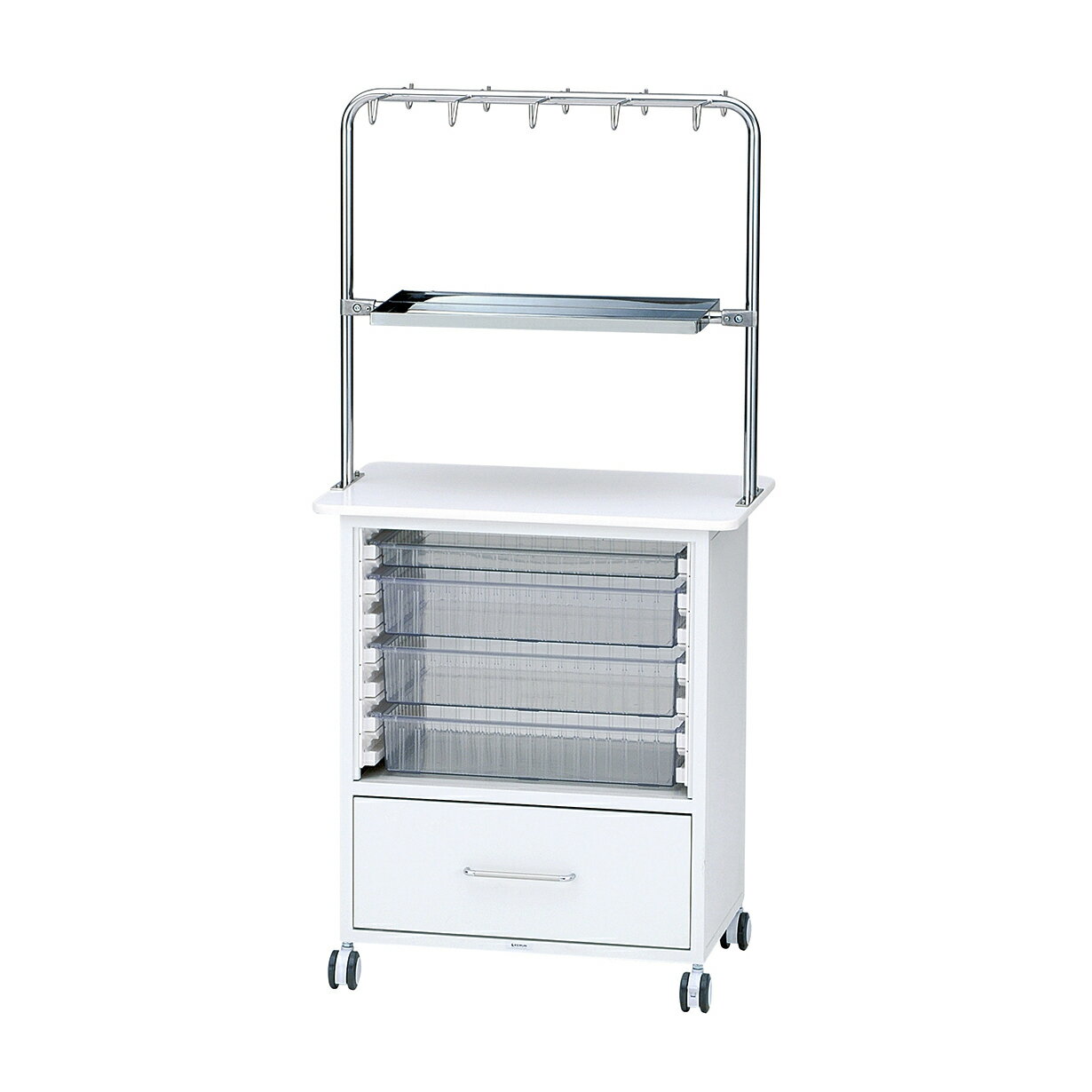 ★ポイント最大16倍★【送料無料】-ワーキングテーブル両面タイプ（架台付 KC-710-01S(ヒキダシツキ) 品番 my24-5101-0001 1入り-【MY医科器機】JAN