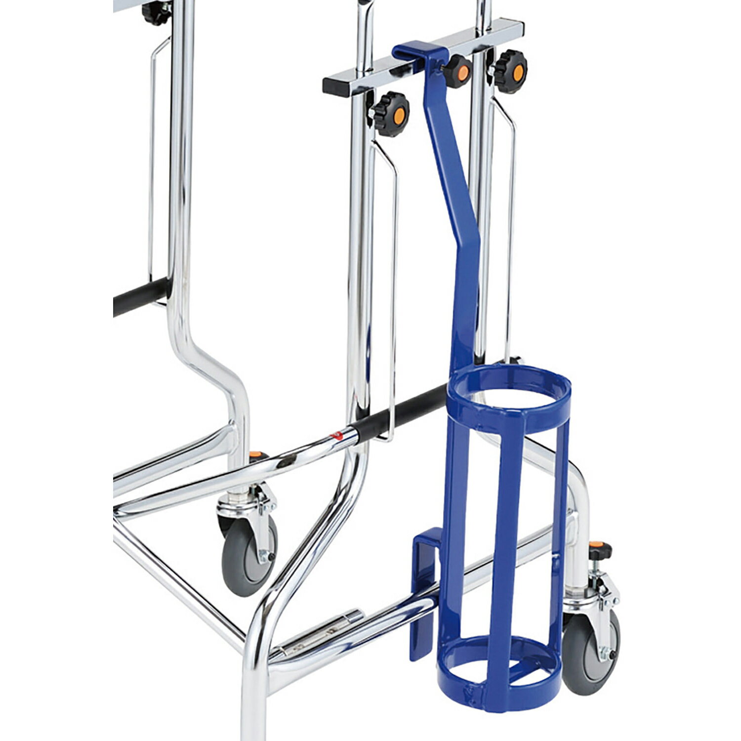 ★ポイント最大16倍★【送料無料】-歩行器アルコー用ボンベ架 100598(ブルー) 品番 my24-5171-11-- 1入り-【MY医科器機】JAN 4537711005988