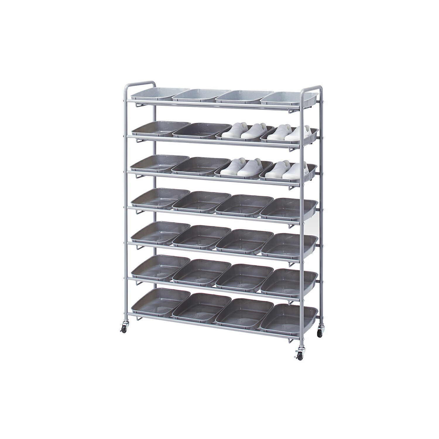 ★ポイント最大16倍★【送料無料】-シューズラック（短靴28足用） BEA015 品番 my24-5296-01-- 1入り-【MY医科器機】JAN