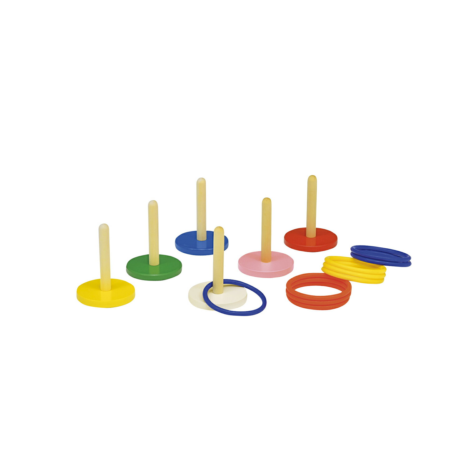 ★ポイント最大16倍★【送料無料】-輪投げ（6色1組） B2421 品番 my24-6239-00-- 1入り-【MY医科器機】JA..