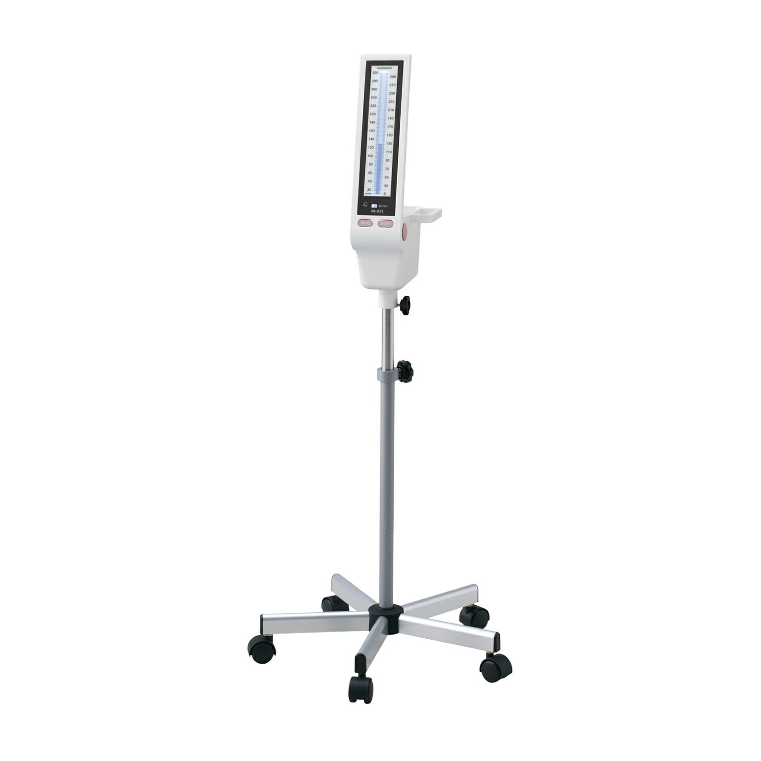 ★ポイント最大16倍★【送料無料】-水銀レス血圧計（スタンド型Nカフ仕様 KM-382-2(ナイロンカフシヨウ) ..