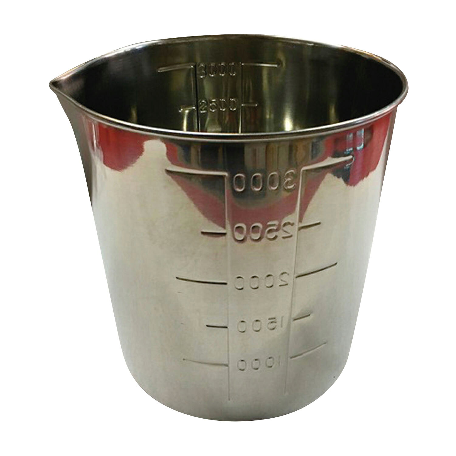 ★9/4-11 P最大27倍★【全国配送可】-ステンレスビーカー（手なし） 160X180MM(3000CC) 品番 my24-6446-02-- 1入り-【MY医科器機】JAN