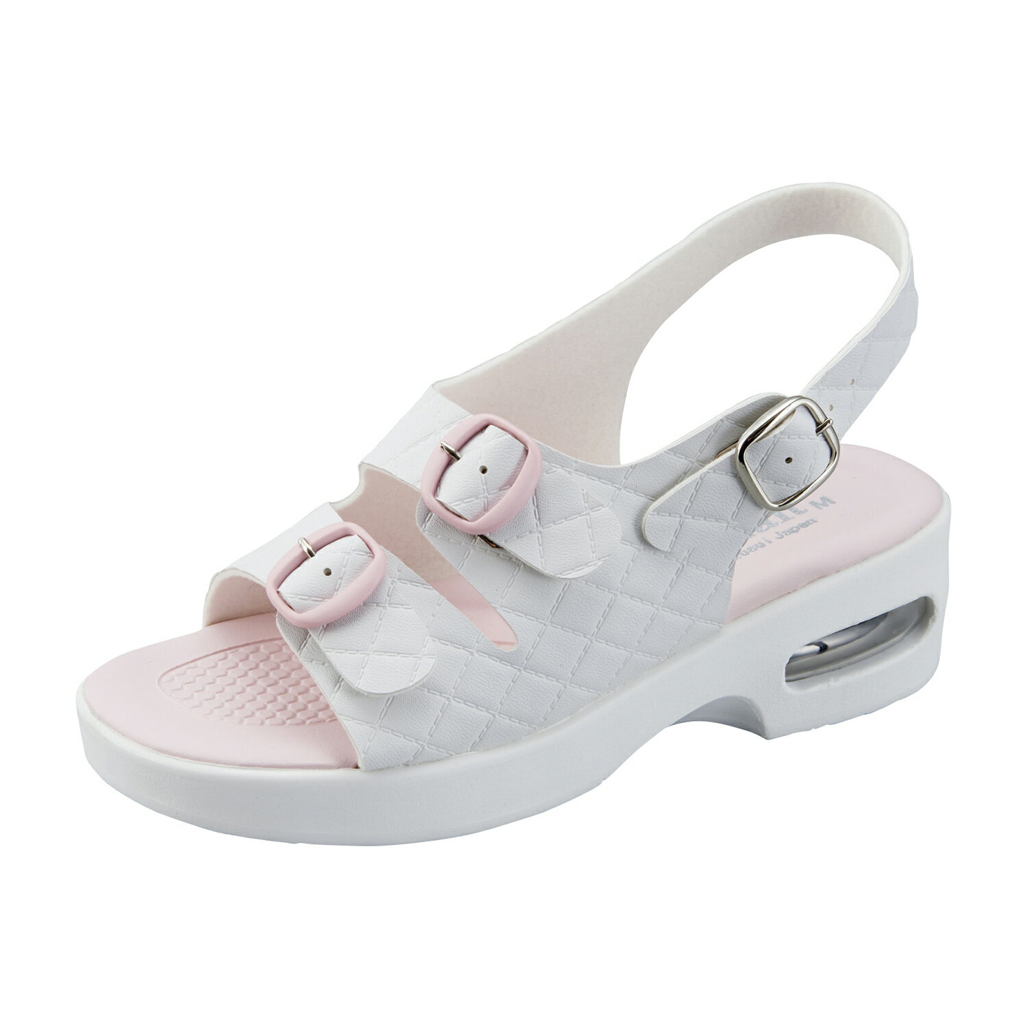 【病院専用商品】キルティングエアーソールサンダル KS-176(ピンク)品番 24-6543-01041入り 医療機器対象外 ウェア・ナースグッズ サンダル ●コード番号　00877565 定価\3180 ●商品説明 ●ソールはエア入りで足への衝撃を軽減し、耐久性にも優れています。●ソフトな質感のキルティング型押し素材です。●ベルトで好みの履き心地に調節できます。 ●商品スペック ●規格：LL（24．0−24．5cm） ●カラー：ピンク ●規格サイズ：LL（24.5〜25cm） ●重量：約240g（M・片足） ●材質：アッパー=合成皮革、インソール=ウレタン ●メーカー名 キクスイサンダル●メーカー品番 ●JANコード 2000877565044callme コールミー コール・ミー 明日 楽 カウネット kaunet ソロエル オフィス 家具 事務所 tano タノメ モノタロウ monotaro 免税 TAXFREE DUTY 爆買 月島堂 tukishima 勝どき オフィス家具 インテリア 家具 アウトレット レイアウト 新品 お買い得 限定 送料無料 送料込 通販 通信販売 人気 ランキング 楽天 ネットショッピング 会社 プロ オフィス 事務所 業務用 仕事用 商談 テレワーク リモート 打ち合わせ 会議室 事務室 事務 作業用 事務用 かわいい　座り心地　おしゃれ お洒落 クール かっこいい ネットカフェ マンガ喫茶 漫画喫茶 学校 小学校 中学校 高校 高等学校 専門学校 大学 大学院 オフィス 事務所 店舗 介護 病院 クリニック 診療所 グループホーム 訪問看護 訪問介助 居宅 インボイス対応 適格請求書発行事業者　Oversea Shipping EMS FedEx DHL 備蓄米メーカー希望小売価格はメーカーカタログに基づいて掲載しています★お見積りはこちらから★ my更新日 2025/10/30★月島堂はインボイス対応済！インボイスのご請求書、領収書をご発行可能です。★業界最安値に挑戦！専門店ならではの納得価格。★創業28年の信頼と実績！★多くのお客様に選ばれ、累積受注件数35000件突破！★月島堂は90％以上のお客様にご納得いただいております。★お気軽にお見積もりご依頼下さい★お見積りはこちらから★