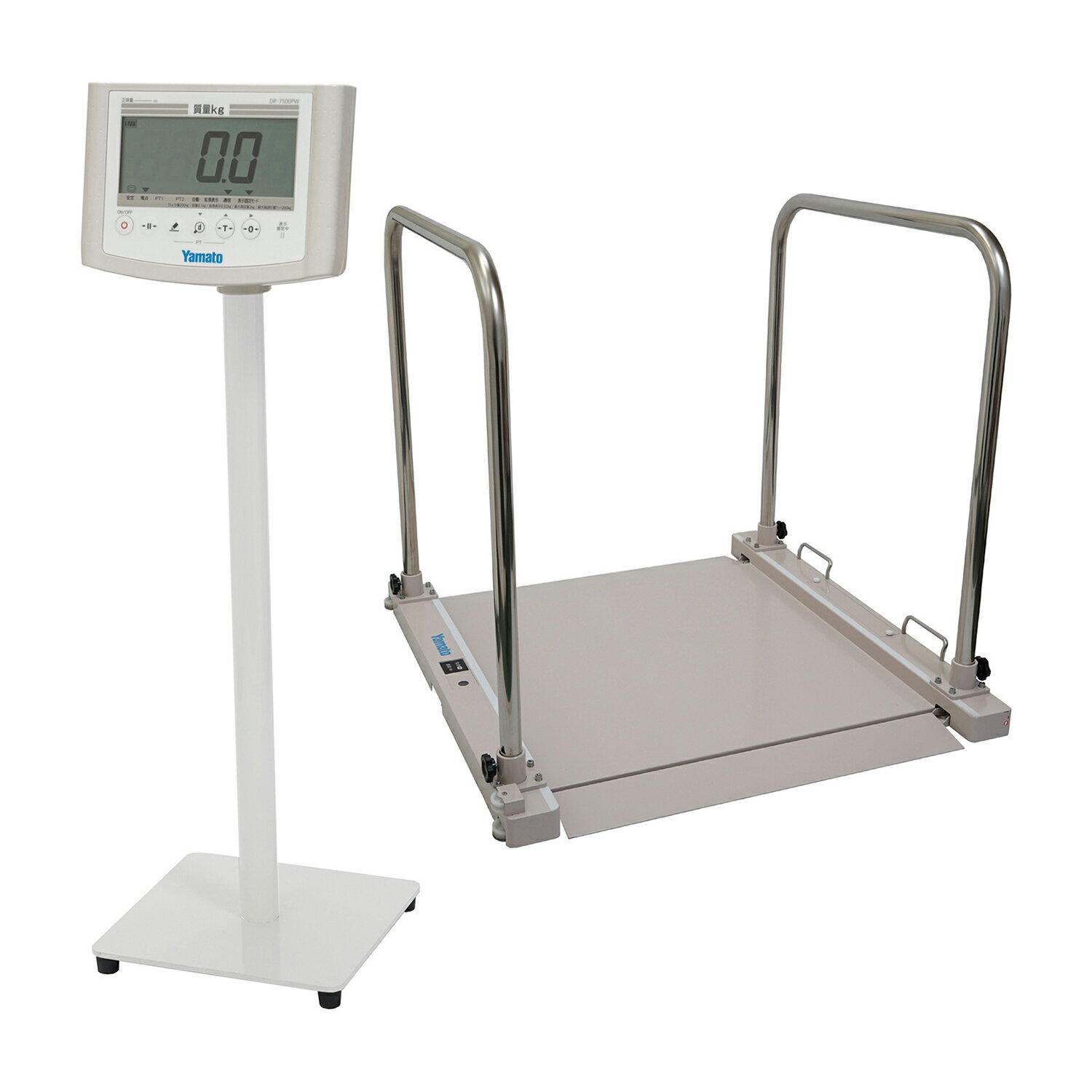 ★ポイント最大16倍★【送料無料】-ヤマト　バリアフリー体重計（検定品） DP-7500PW-T(テスリスタンド 品番 my24-7266-02-- 1入り-【MY医科器機】JAN 4979916833933