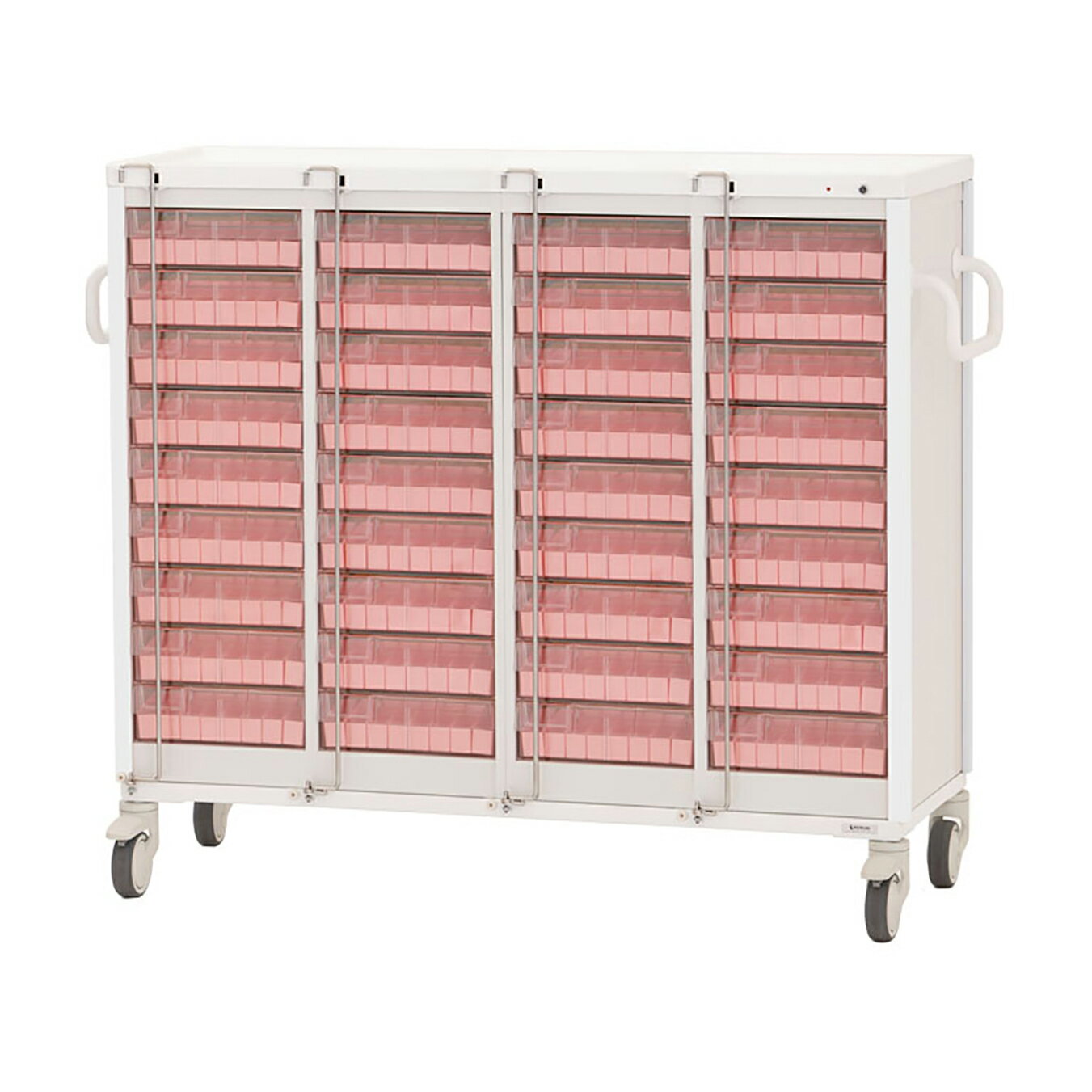 ★ポイント最大16倍★【送料無料】-与薬カート（1Week・36床用） KC-506-01S(ヨヤクケース8カセ 品番 my24-7865-0604 1入り-【MY医科器機】JAN