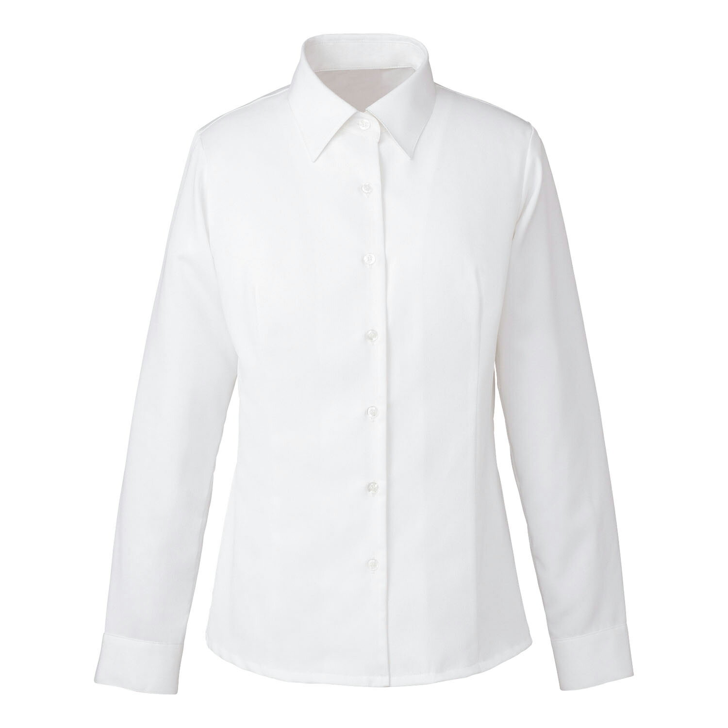 ★ポイント最大16倍★【全国配送可】-長袖シャツブラウス EWB432(ホワイト) 品番 my24-8162-0302 1入り-【MY医科器機】JAN 4548127068764