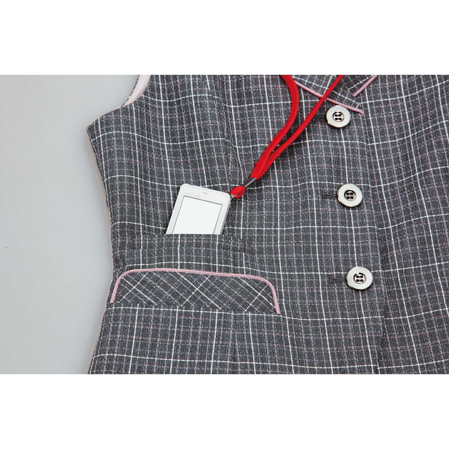 ★ポイント最大16倍★【送料無料】-ベスト EAV483(ネイビーチェック) 品番 my24-8163-0001 1入り-【MY医科器機】JAN 4548127075861