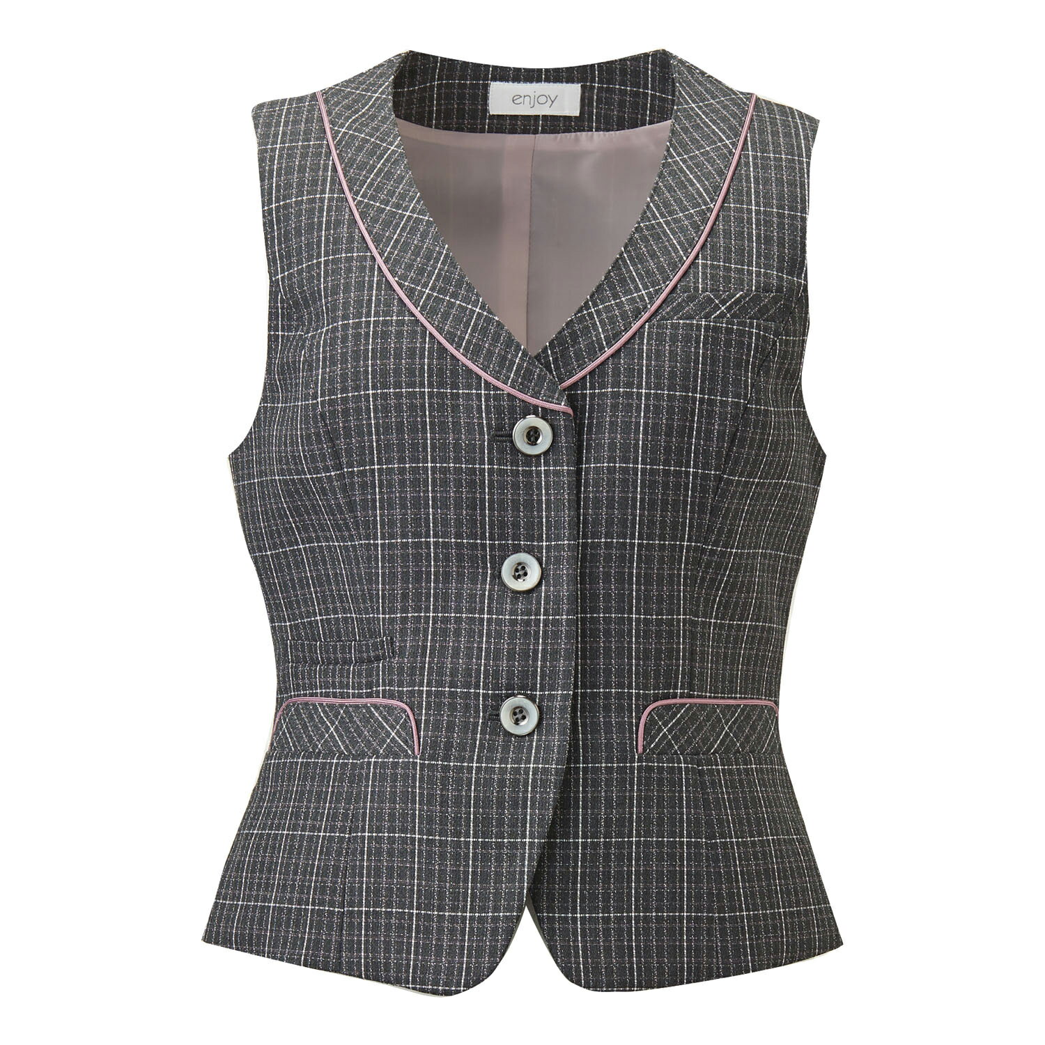 ★ポイント最大16倍★【送料無料】-ベスト EAV483(グレーチェック) 品番 my24-8163-0102 1入り-【MY医科器機】JAN 4548127075960