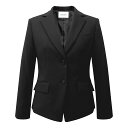 ★9/4-11 P最大27倍★【送料無料】-事務服ジャケット U2030(ブラック) 品番 my24-8173-0203 1入り-【MY医科器機】JAN 4549814063352