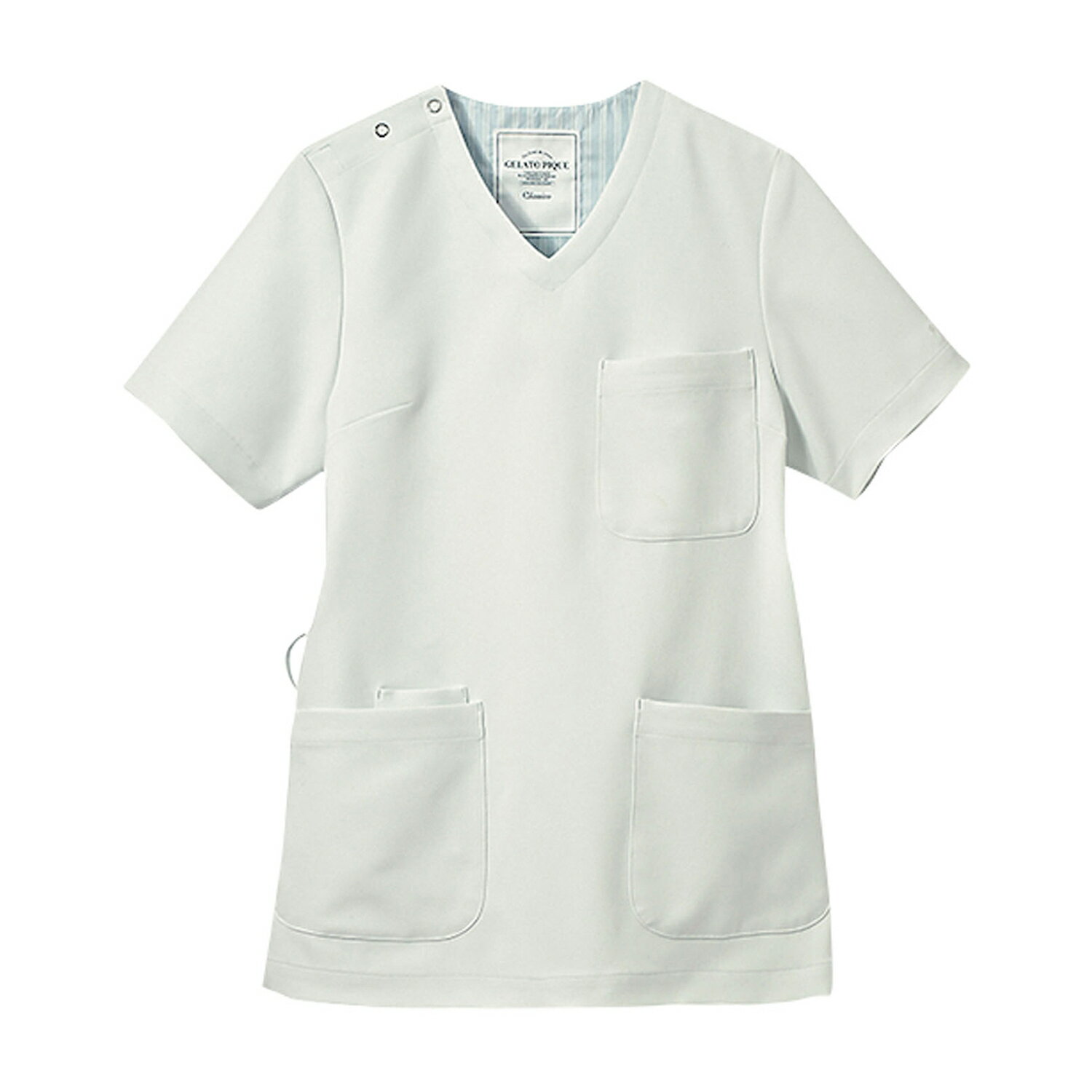 ★ポイント最大16倍★【全国配送可】-ジェラートピケ　プルオーバースクラブ 608(ミント) 品番 my24-8339..