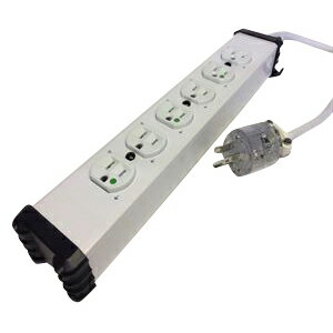 ★ポイント最大16倍★【送料無料】-医療施設用配線器具／電源タップ6個口 MKI-6WH(シロ) 品番 my24-8746-..