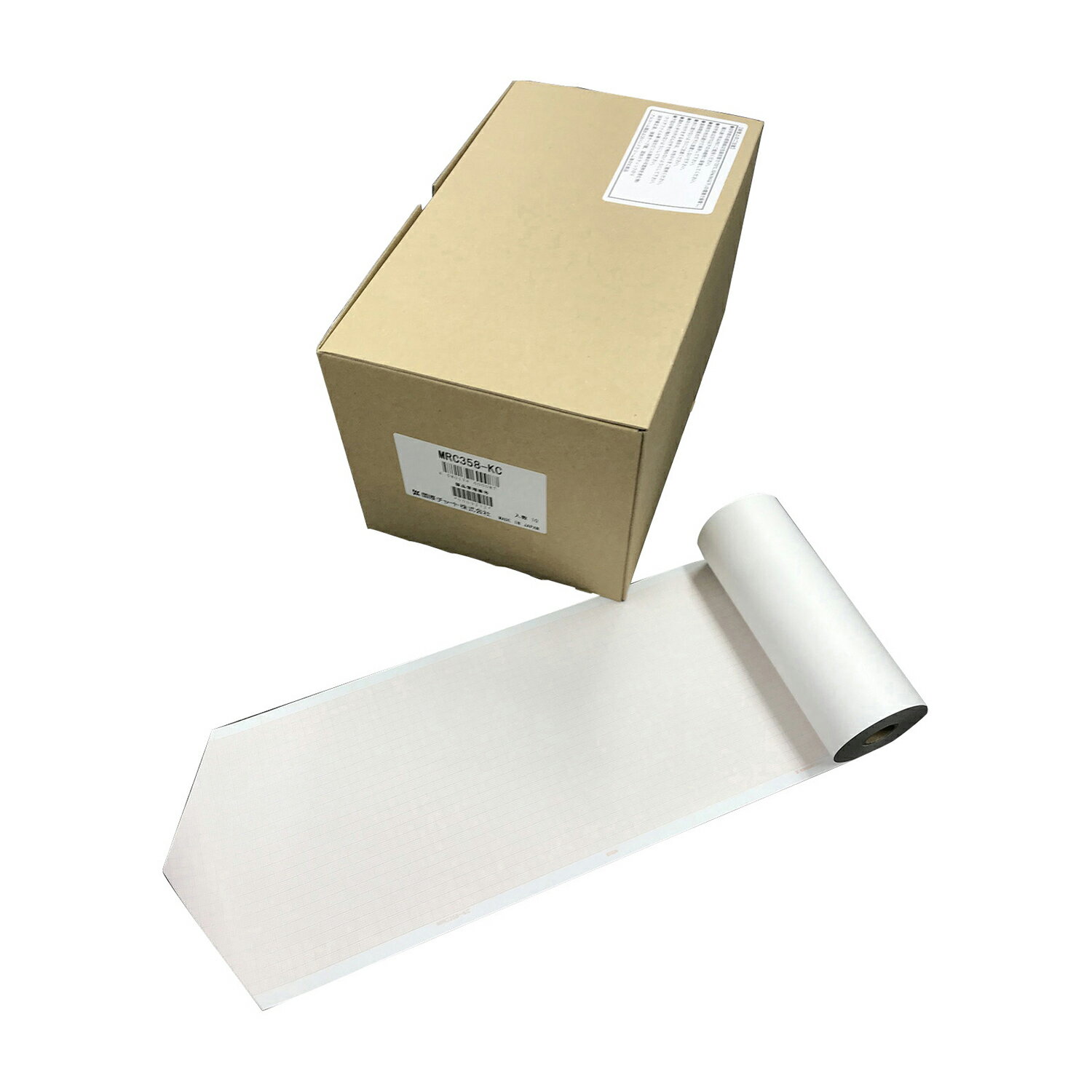 ★ポイント最大16倍★【送料無料】-心電図記録紙 MRC358-KC(30M)10カン 品番 my24-8921-03-- 1入り-【MY医科器機】JAN 4580134600087