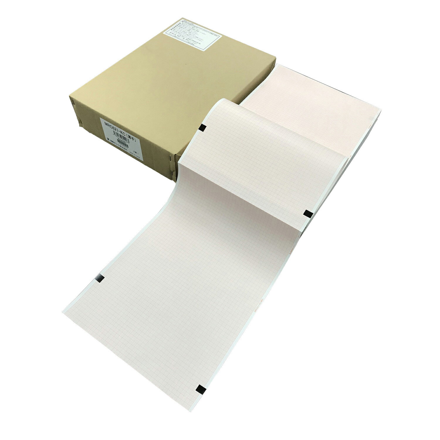 ★ポイント最大16倍★【送料無料】-心電図記録紙（薄手） MRC621-KC(300M) 品番 my24-8921-06-- 1入り-【MY医科器機】JAN 4580134600063