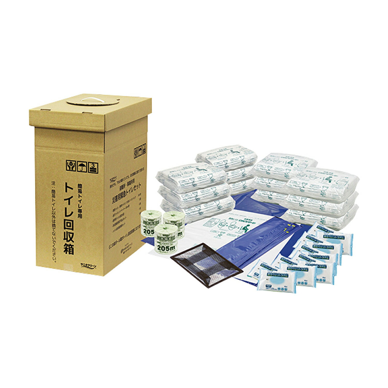 ★ポイント最大16倍★【送料無料】-災害用緊急トイレセットII BS-137 品番 my24-9046-00-- 1入り-【MY医科器機】JAN 4537816311373