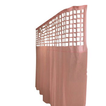 ★ポイント最大16倍★【送料無料】-ディスポ防炎カーテンイージーメッシュ 11351(ピンク) 品番 my24-9788-01-- 10入り-【MY医科器機】JAN 4951105113514