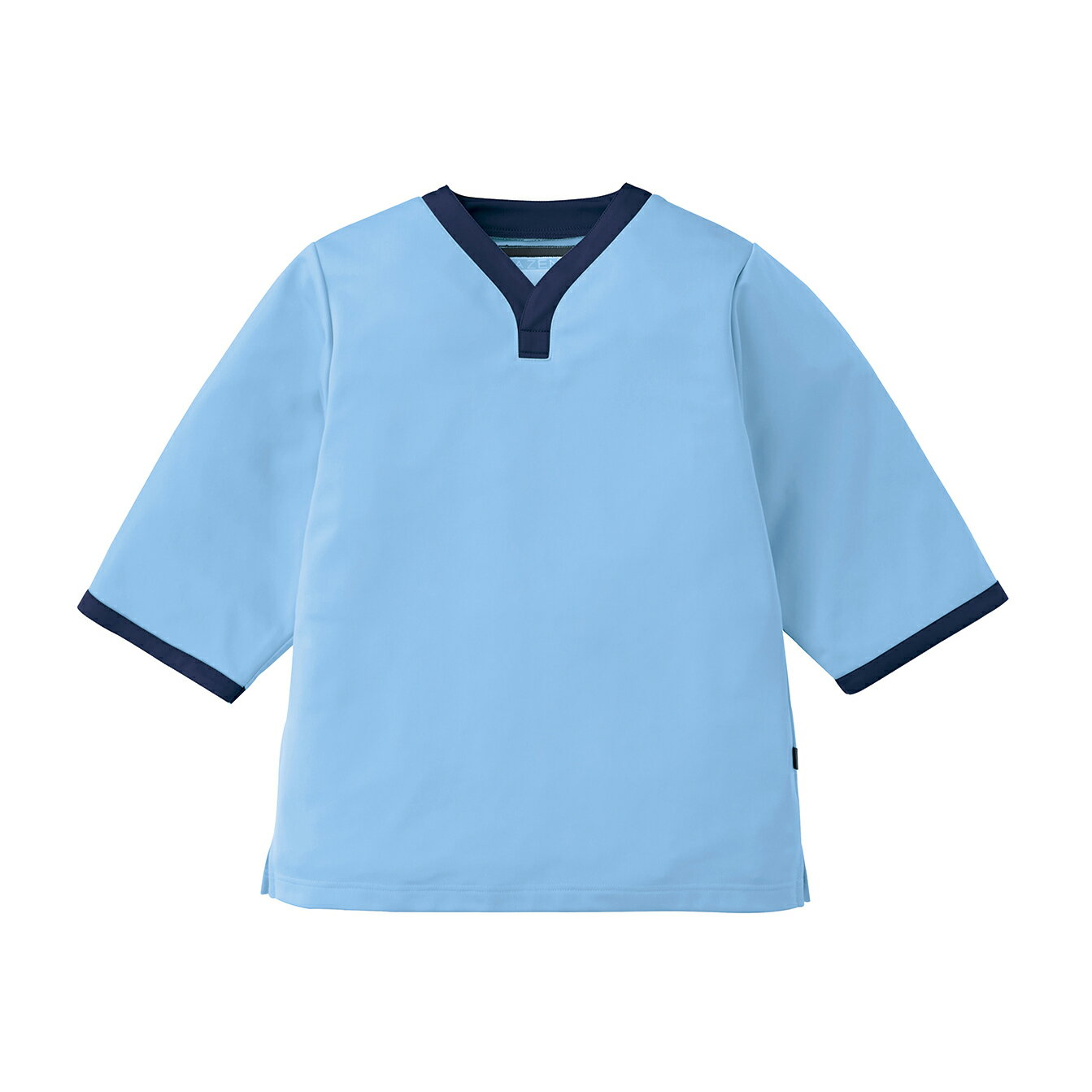 ★ポイント最大16倍★【全国配送可】-ニット検診衣上衣 301-41(ブルーXネイビー) 品番 my24-9864-0003 1..