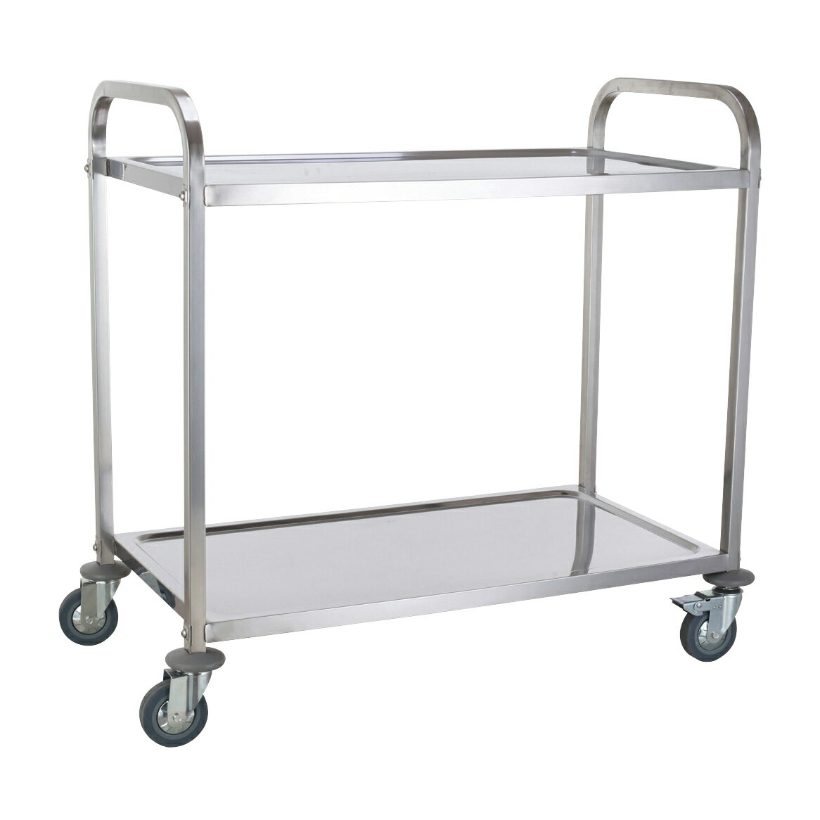 ★ポイント最大16倍★【送料無料】-MTI　18−8ワゴン2段4輪（L） 950X500X964MM 品番 my25-2135-00-- 1入り-【MY医科器機】JAN 4967151089017