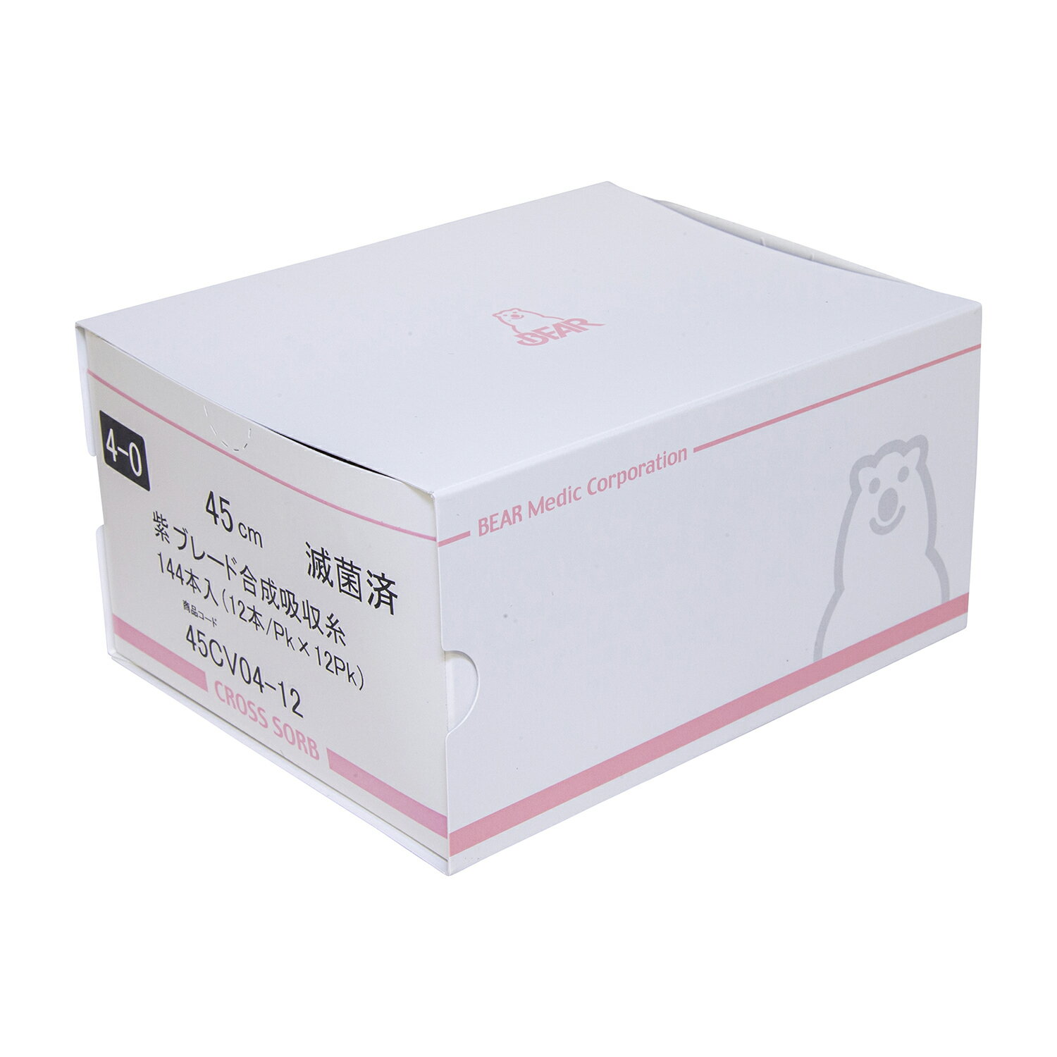 ★ポイント最大16倍★【送料無料】-クロスソーブ切糸合成吸収糸 45CV03-12(12ホンX12フクロ 品番 my25-2302-06-- 1入り-【MY医科器機】JAN 4544607146090