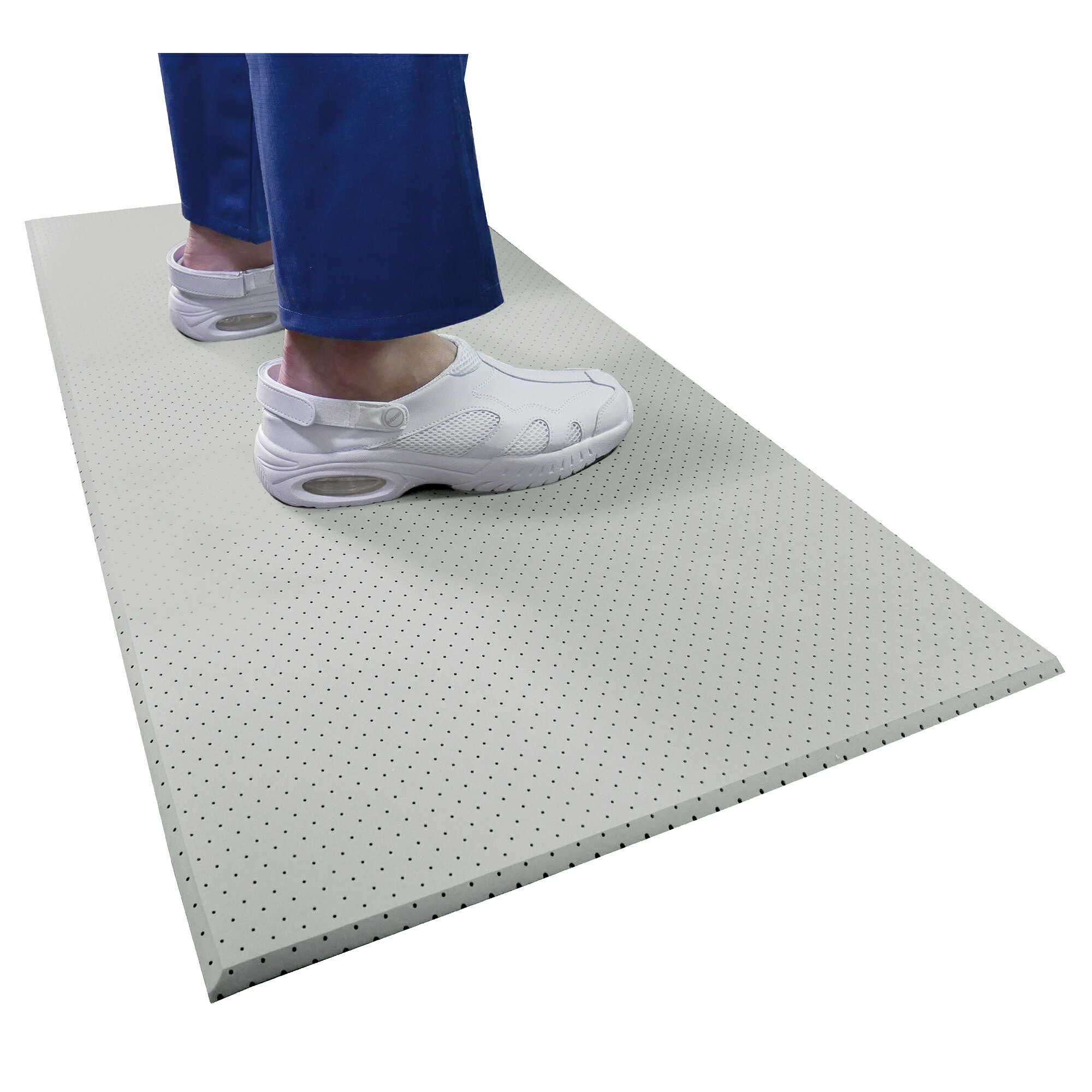 ★ポイント最大16倍★【全国配送可】-超薄型疲労軽減床マット（ディスポ） UMW-11(グレー) 品番 my25-230..