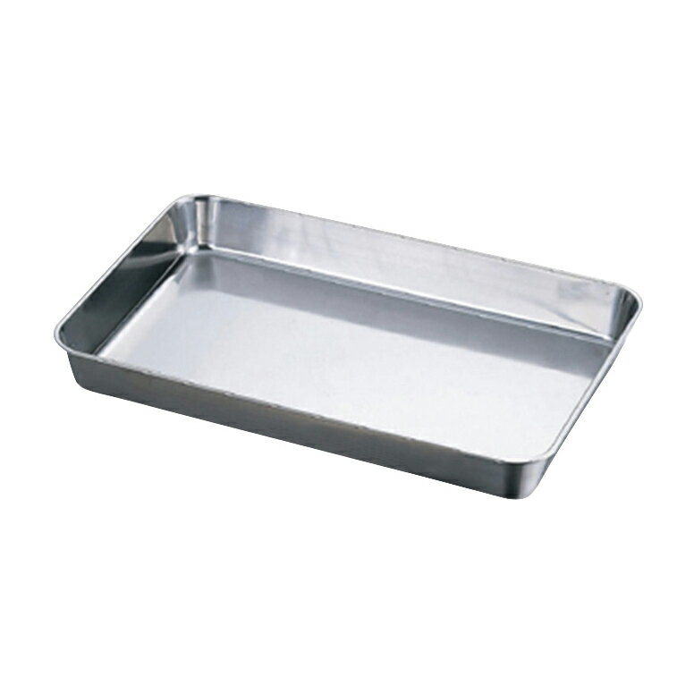 ★ポイント最大16倍★【全国配送可】-浅型角バット（8枚取） 33108(292X406X41MM) 品番 my25-2994-04-- 1入り-【MY医科器機】JAN 4560127491250