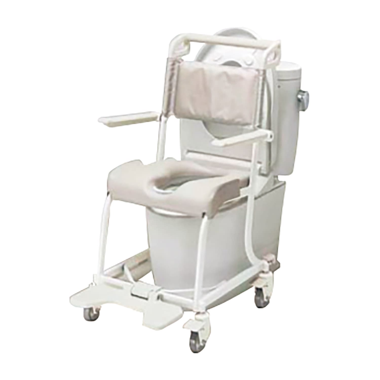 ★ポイント最大16倍★【送料無料】-水まわり用車いす（ソフトシート穴なし EWCS605AS(Aタイプ) 品番 my25-4578-03-- 1入り-【MY医科器機】JAN