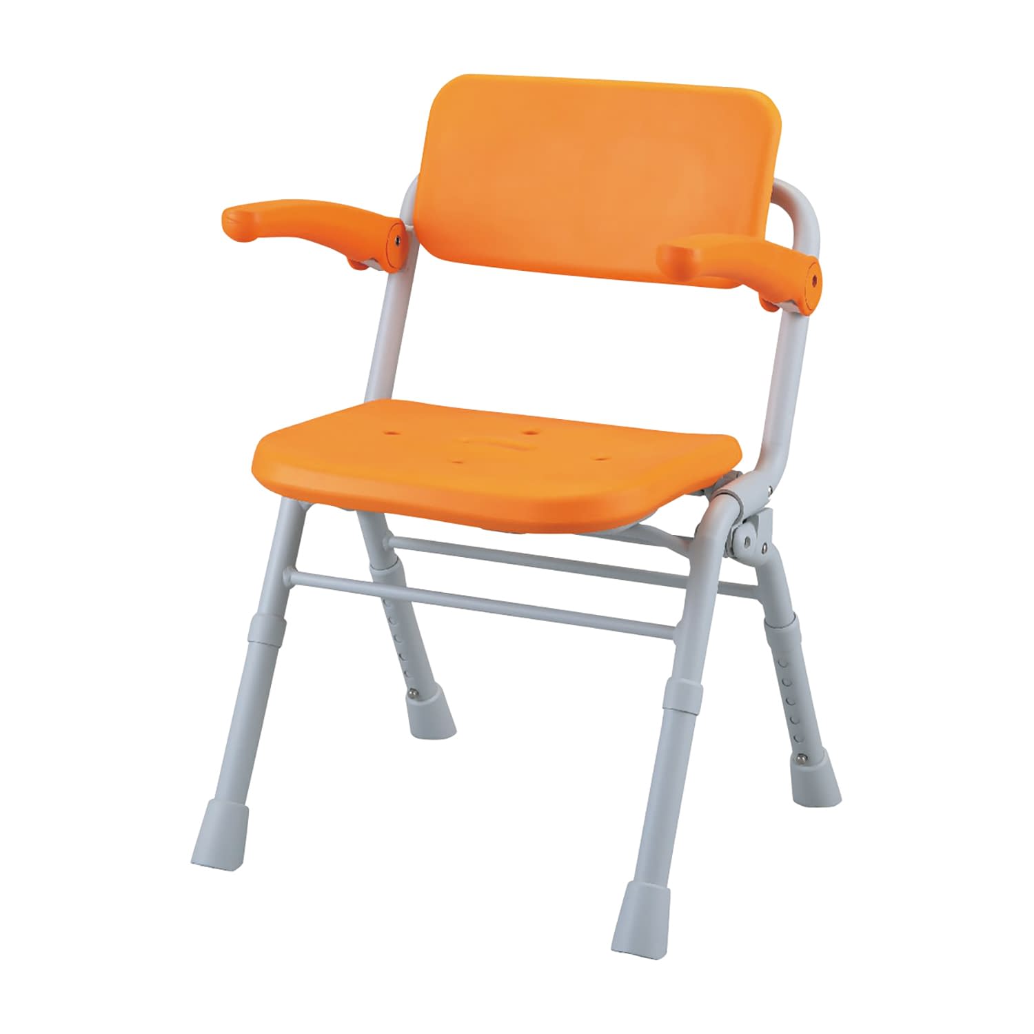 ★ポイント最大16倍★【送料無料】-シャワーチェア(Air)ミドルSP PN-L41831D(オレンジ) 品番 my25-4580-02-- 1入り-【MY医科...