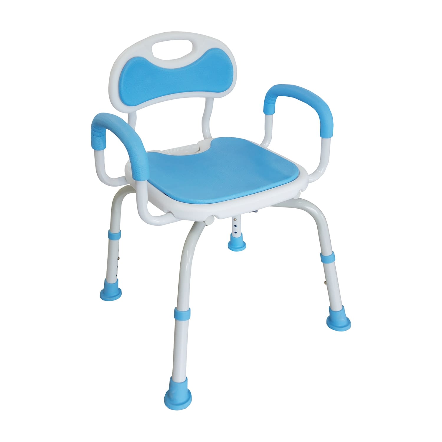 ★ポイント最大16倍★【送料無料】-回転シャワーチェアー　極楽 SCK-002BL(ブルー) 品番 my25-4582-00-- 1入り-【MY医科器機】JAN 4562192571462