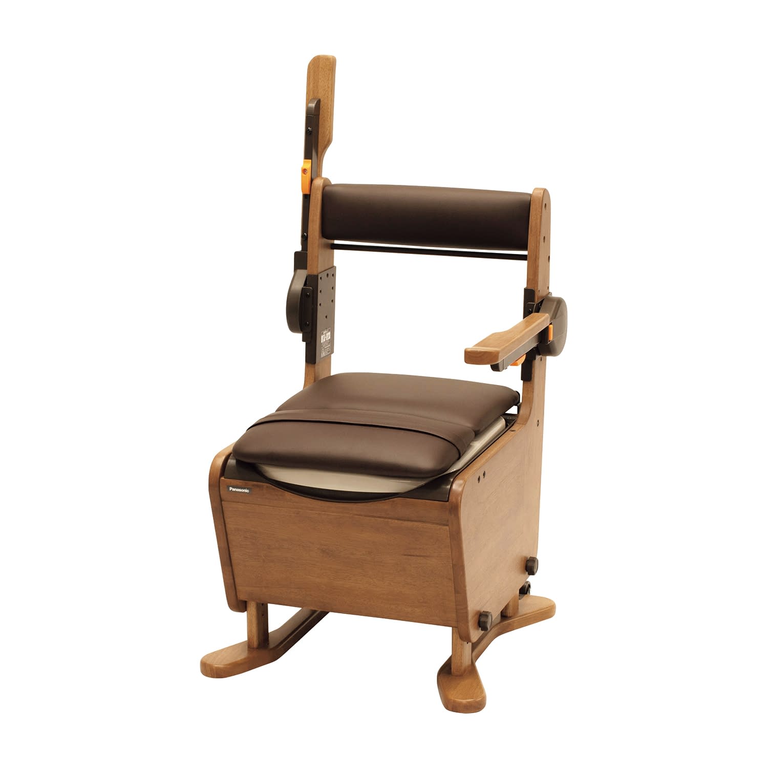 ★ポイント最大16倍★【送料無料】-家具調トイレ座楽ひじ掛けはねあげ PN-L23408MB(アタタカベンサ 品番 my25-4672-05-- 1入り-【MY医科器機】JAN 4549980379134