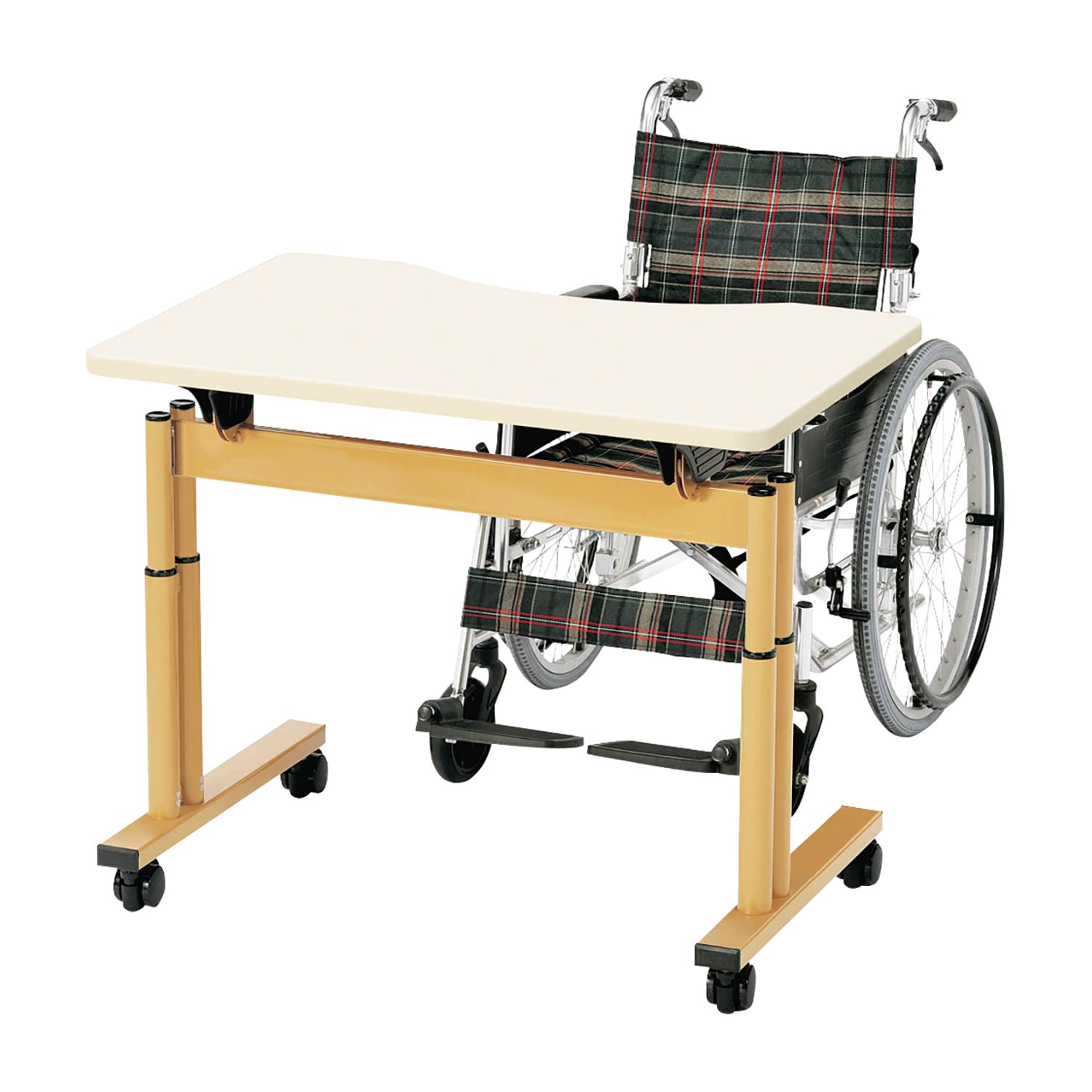 ★ポイント最大16倍★【送料無料】-抗ウイルス昇降跳ね上げテーブル FIT-0960QM 品番 my25-4783-00-- 1入り-【MY医科器機】JAN