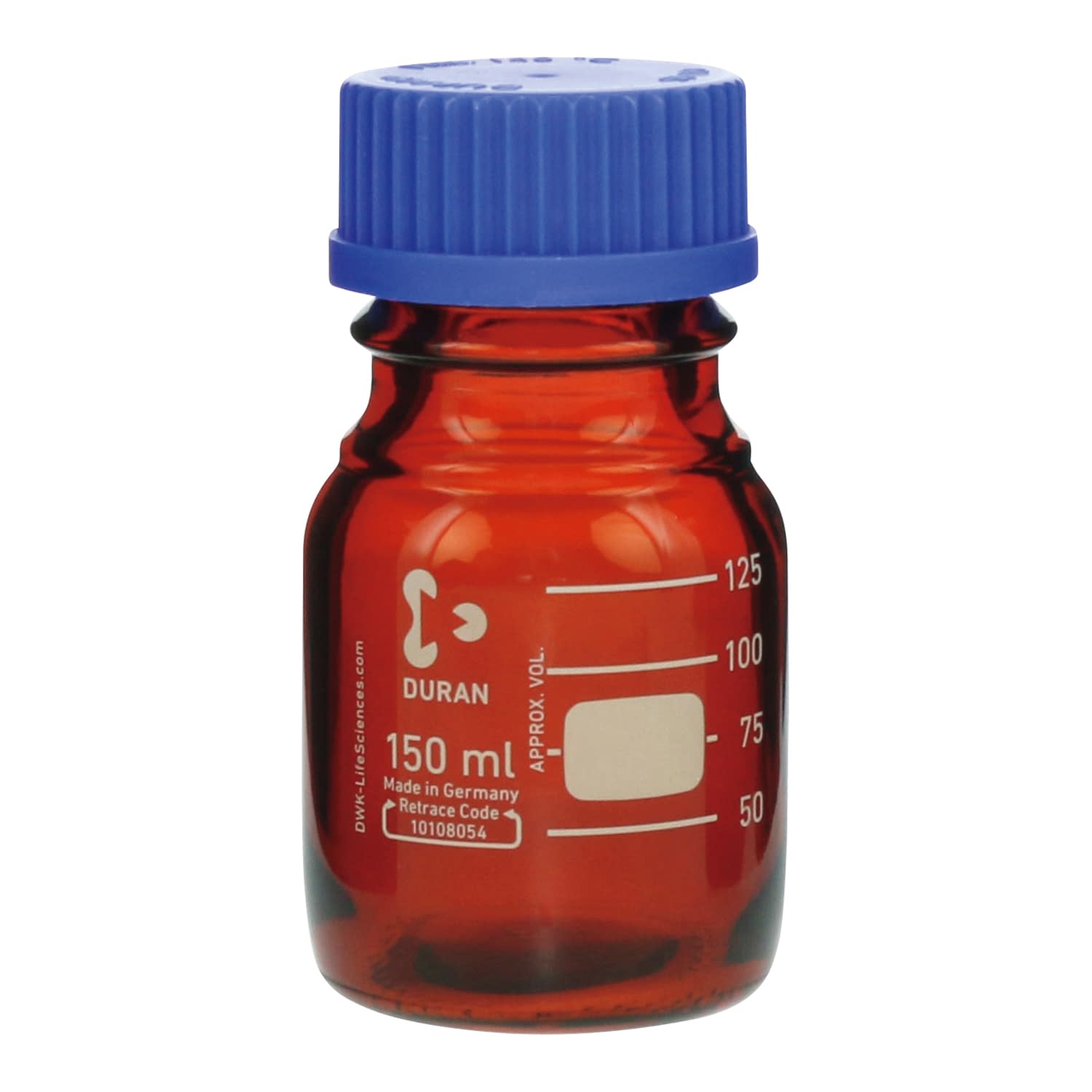 ★ポイント最大16倍★【送料無料】-耐熱ねじ口びん　茶褐色（青キャップ付 150ML(10ホン) 品番 my25-5526-03-- 1入り-【MY医科器機】JAN 4589988600366