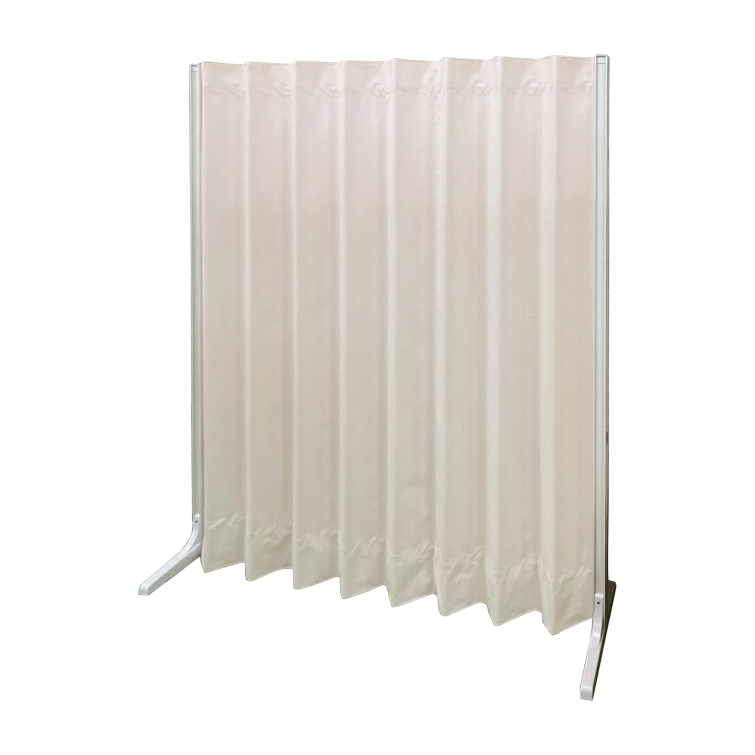 ★ポイント最大16倍★【送料無料】-抗菌アコーディオンスクリーン（直線型 W1500XD340XH1650MM 品番 my25-7358-0201 1入り-【MY医科器機】JAN