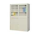 ★ポイント最大16倍★【通販限定価格】【上下セット】-奥深書庫 (鍵付) G-435SG 【コード 1047】 +G-435SS 【コード 1048】 ガラス戸...