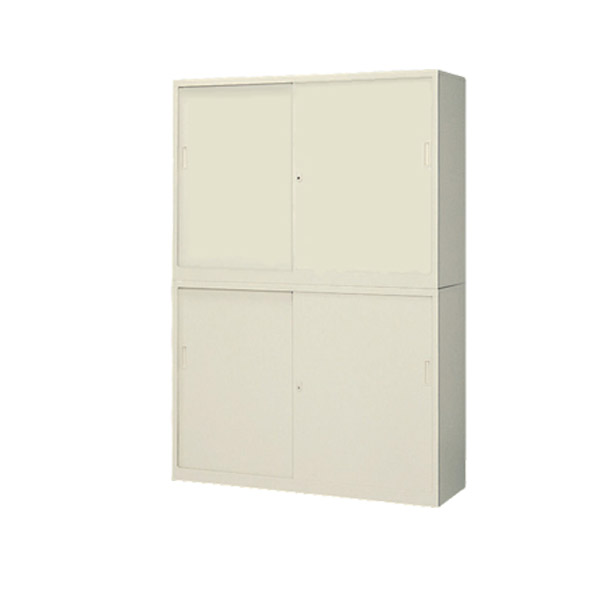 ★ポイント最大16倍★【通販限定価格】【上下セット】-引き違い書庫 （鍵付） G-43SS 【コード