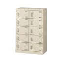 ★ポイント最大16倍★【通販限定価格】-SLB-M10-K2 (錠なし) 10人用シューズボックス 【コード59014】 下駄箱 スチール 新品 完成品 日本製...