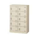 ★ポイント最大16倍★【通販限定価格】-SLB-M10-R (リターン錠) 10人用シューズボックス 【コード59018】 下駄箱 スチール 新品 完成品 日本...