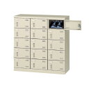 ★ポイント最大16倍★【通販限定価格】-SLB-M15-N2 (南京錠) 3列5段15人用シューズボックス 【コード45621】 下駄箱 スチール 新品 完成品...