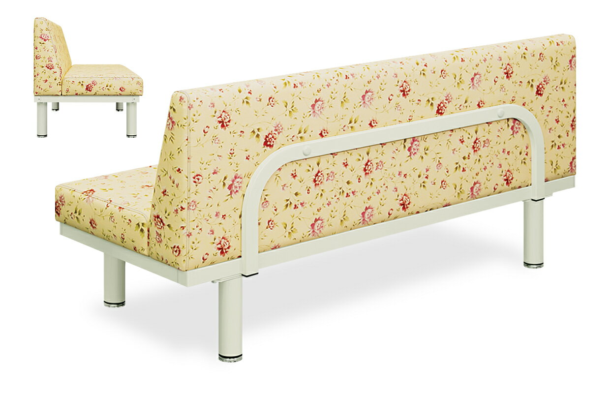 ★ポイント最大16倍★【送料無料・サイズ・色選択可】-ソファー・背付き(花)(02)　ソファー・チェアーシ..