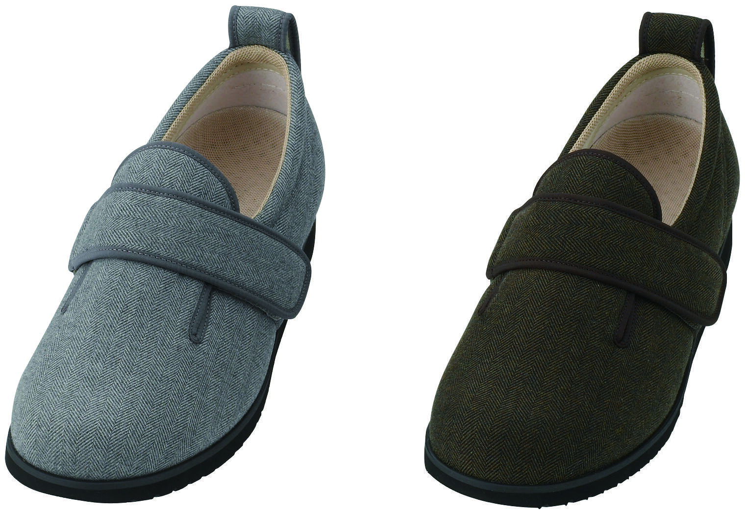 ★ポイント最大16倍★【全国配送可】- ダブルマジックIIヘリンボン7E 左足 4Lグレー　徳武産業 品番 7024 メーカー2:取寄品 E2336276 JAN 4537944141354 -【介護用品TYA】