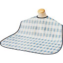★ポイント最大16倍★【全国配送可】- ソフラピレンエプロン ボーダーチェック ブルー 竹虎 品番 102302 メーカー0:在庫品 A26511 JAN 4958995823028 -【介護用品TYA】