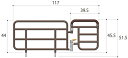 ★ポイント最大16倍★【全国配送可】- ベッド用グリップ2 グランツ 品番 BG-03 DB メーカー1:直送品 C2998 JAN 4571436879998...
